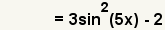 (f°g)(x)=3sin^2(5x)-2